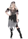 LEG AVENUE 85561 3 teilig Set Geisterpirat, Damen Karneval Kostüm...