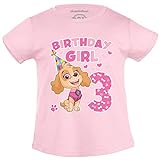 PAW PATROL - Skye Birthday Girl 3 Jahre Geburtstag Mädchen T-Shirt...