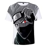 Naruto Cosplay T-Shirt 3D-Druck Cartoons T-Shirt Anime Fans T-Shirt...