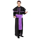 dressforfun Herrenkostüm Priester Benedikt | tolles Gewand mit...