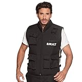 Boland 00489 - Kostüm Weste SWAT, L/XL, Polizei, Kommando, SEK,...