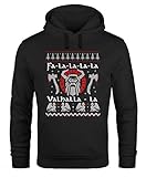 MoonWorks® Hoodie Herren Ugly Christmas Sweater Odin Vikings...