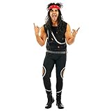 Fun Shack Rockstar Kostüm Herren Kostüm Rocker Kostüm Herren Glam...
