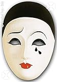 Generique Pierrot-Maske für Erwachsene