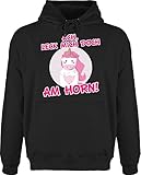 Shirtracer Hoodie Herren Pullover Männer - Einhorn Geschenk Unicorn -...