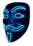 SOUTHSKY LED Maske V for Vendetta Maske EL Draht Leuchten Für...