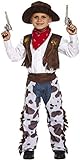 Fancy Me Jungen Kinder Cowboy Wilder Westen Sheriff Halloween Kostüm...