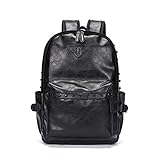 Ro Rox Unisex PU Punk Goth Laptoptasche Schule Uni Rucksack
