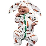 Baby Boys Girls Easter Bunny Outfit Infant Newborn Bodysuit Romper...