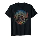 Baum des Lebens Yggdrasil Wikinger Midgard Thor Walhalla T-Shirt