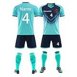 Benutzerdefiniert Trikot T-Shirt Shorts 2 Teiliges Set Jeder Name...