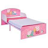 Worlds Apart Peppa Wutz-Bett für Kleinkinder, Rosa, Holz, 143 x 77 x...