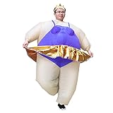JYZCOS Aufblasbare Ballerina Kostüm für Erwachsene Blow Up Funny Fat...