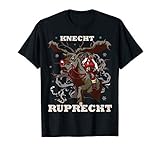 Weihnachtsmann Gehilfe Rentier Lustig Kostüm Knecht Ruprecht T-Shirt