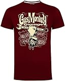 Gas Monkey Garage Herren T-Shirt Mechanics Spanner Burgunderrot Gr....