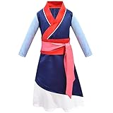 Lito Angels Prinzessin Hua Mulan Kostüm Kleid für Kinder Mädchen,...