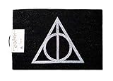 Harry Potter Fußmatte Deathly Hallows schwarz, aus Kokosfaser,...
