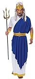 Costume Culture Neptun Kostüm Herren - Weiß - X-Large