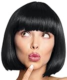 Bob Perücke Wig Cabaret Pagenkopf Pagen Charleston Perücken für...