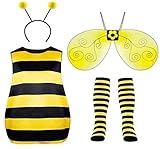 cuteDIY Faschingskostüme Damen Lustig Tiere Frauen Bienenkostüm...