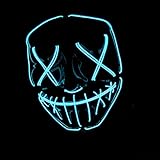 Original Cup The Purge® LED Maske | American Nightmare Blau | Premium...