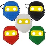 Zoxopoai 5 Stück Maske, Maske Geburtstag Deko, Masken Filz Kinder,...