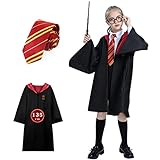 IOHIO Zauberer Cosplay Kostüm,Gryffindor Umhang Kostüm,Umhang...