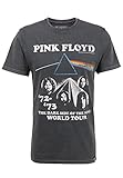 Recovered T-Shirt Pink Floyd World Tour - S - Grau