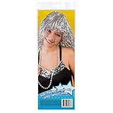 Boland 85903 - Perücke Metallic, Silber, Foliensträhnen, für Damen,...