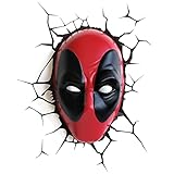 3DLightFX,2002331, 2002331 Deadpool Rot/Schwarz