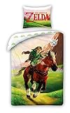 Halantex Bettwäsche-Set THE LEGEND OF ZELDA – Bettbezug 140 x 200...
