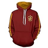 Harry Potter Pullover Hoodie,Gryffindor Ravenclaw Hufflepuff Slytherin...