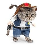 DELIFUR Weihnachtskostüme,Der Cowboy für Party Weihnachten Special...