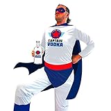 Generique - Super Captain Vodka Kostüm für Erwachsene bunt