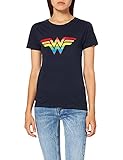 dc comics Damen WOWOWOOTS109 T-Shirt, Denim, Small