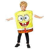 Amscan - Kinderkostüm Spongebob Schwammkopf, quadratischer Anzug,...