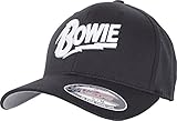 MERCHCODE David Bowie Flexfit Cap, Black, S/M