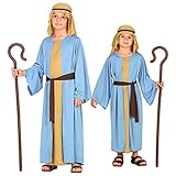 Widmann - Kinderkostüm Schäfer, Robe mit langer Weste, Gürtel,...