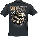 Volbeat Anchor Männer T-Shirt schwarz L 100% Baumwolle Band-Merch,...