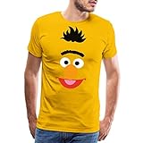 Spreadshirt Sesamstraße Bert Kostüm Gesicht Männer Premium T-Shirt,...