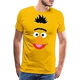 Spreadshirt Sesamstraße Bert Kostüm Gesicht Männer Premium T-Shirt,...