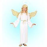 Widmann - Kinderkostüm Engel, Kleid, Gürtel, Heiligenschein,...