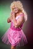 Marco Porta Zahnfee Kostüm für Herren in Gr. L pink Ballerina...