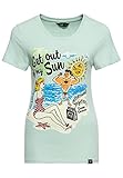 Queen Kerosin Damen Vintage Shirt | T-Shirt | Slim Fit | Frontprint |...