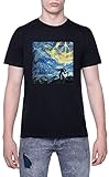 Elden Ring Sternennacht T-Shirt Herren Kurzarm Schwarz Men Black Tee L