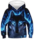 Ocean Plus Jungen Kapuzenpullover Bunt Teens Hoodie Kinder Langarm...