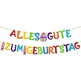 Bohoman Geburtstagsgirlande Alles Gute Zum Geburtstag Girlande Bunt...