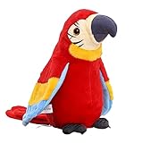 SKJJL Papagei Sprechend Spielzeug, Talking Parrot Plüsch Spielzeug,...