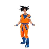 Generique - Son Goku-Herrenkostüm Lizenz von Dragonball Z orange - L