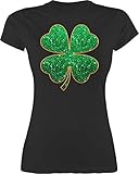 Shirt Damen - St. Patricks Day - Kleeblatt Shamerock Glücksbringer -...